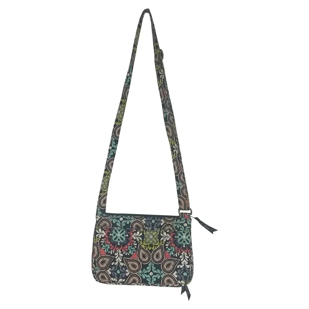 Vera Bradley Sierra Pierre Hipster Crossbody Purse Southwestern Paisley Boho